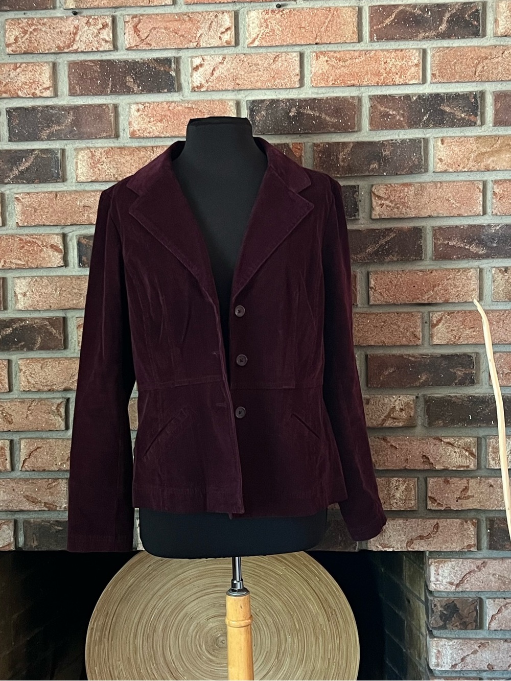 St. John’s Bay Stretch Corduroy Blazer - Picture 2 of 4